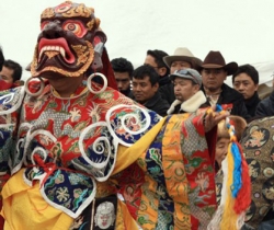Dumji Festival Trek (At Khumjung Monastery)